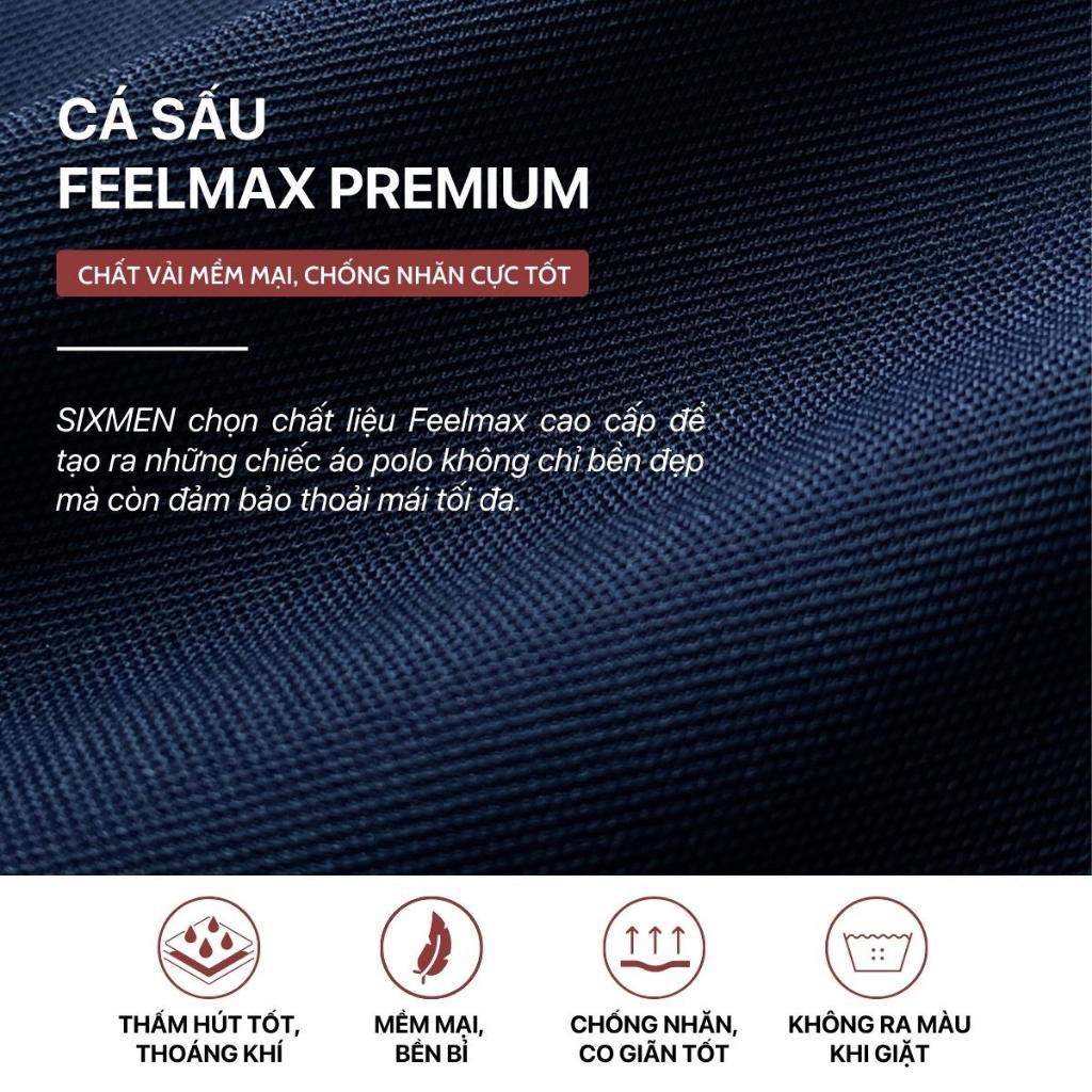 Áo Polo nam trơn Basic viền cổ bẻ  SIXMEN BASIC vải cá sấu cotton CVC trẻ trung, thanh lịch, sang trọn