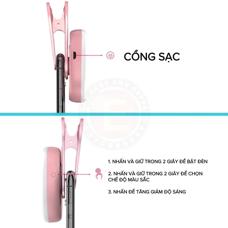 Đèn chuyên dụng chụp ảnh mi siêu nét siêu căng 15x