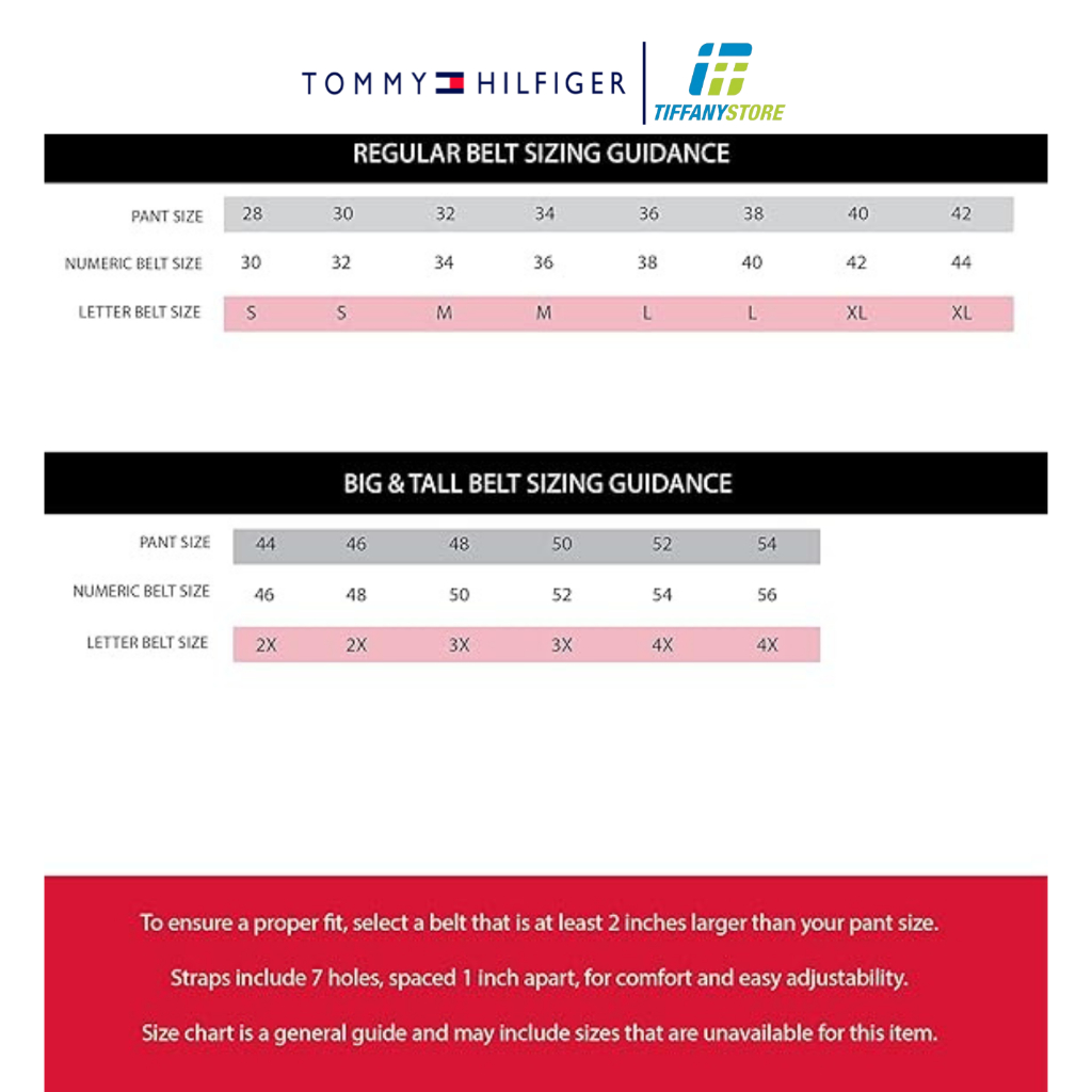 Thắt lưng nam Tommy Hilfiger Men's - Chính hãng - Nhập tại Mỹ