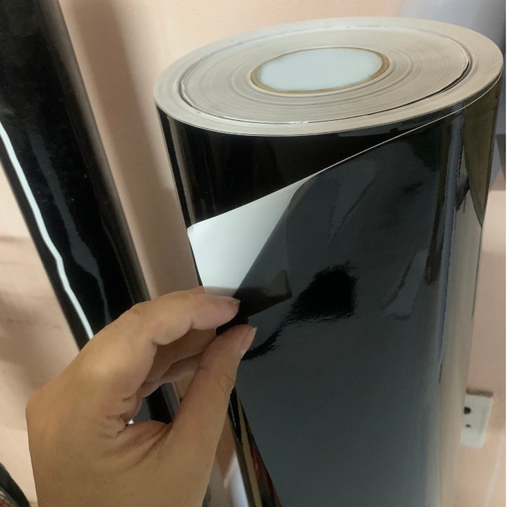 Decal đen bóng trắng xám xanh đỏ vàng chuyên dán xe máy laptop cửa kính hồ cá