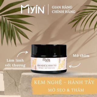 Kem nghệ hành tây MYIN hũ 30gam hỗ trợ mờ thâm, mờ sẹo, dưỡng da