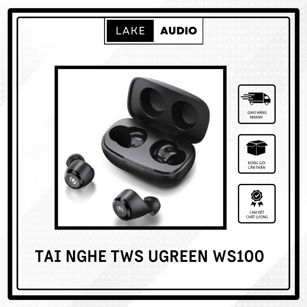 Tai nghe Bluetooth không dây TWS UGREEN WS100 chính hãng new fullbox