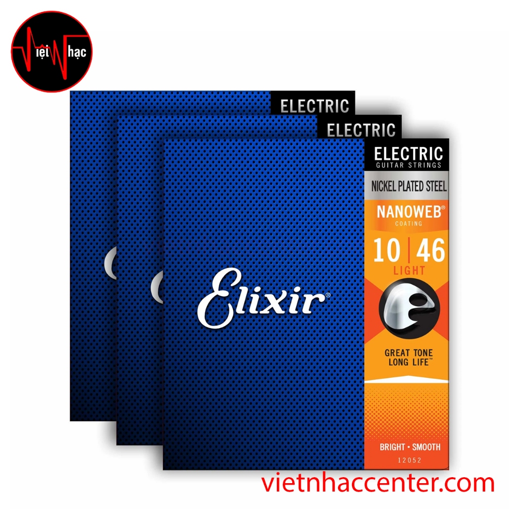 Combo 3 Bộ Dây Đàn Guitar Điện Elixir 16542