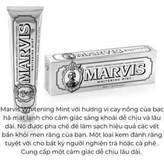 Kem đánh răng Marvis Whitening Mint 85ml