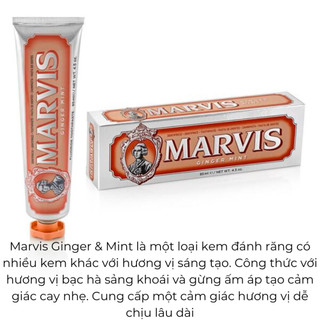 Kem đánh răng Marvis Whitening Mint 85ml