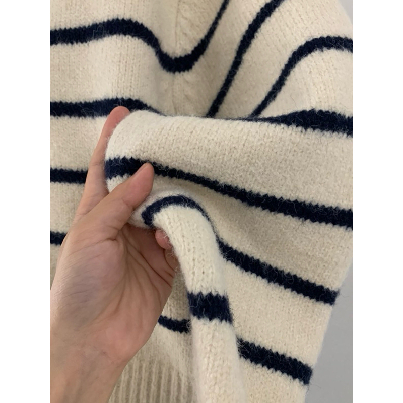 KAYY. Áo cardigan len kẻ _ Clkn