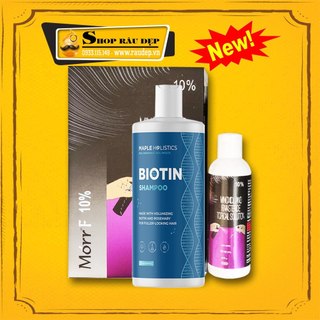  Combo Morr F10 + Dầu Gội Biotin Shampoo Maple Holistics CHÍNH HÃNG MỸ
