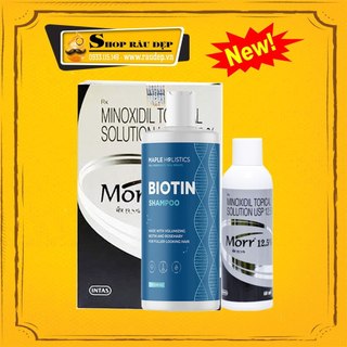  Combo - Morr 12,5 Hỗ Trợ Mọc Tóc Hói Nhanh, Giảm Gãy Rụng Tóc + Dầu Gội Biotin Maple Holistics Mỹ