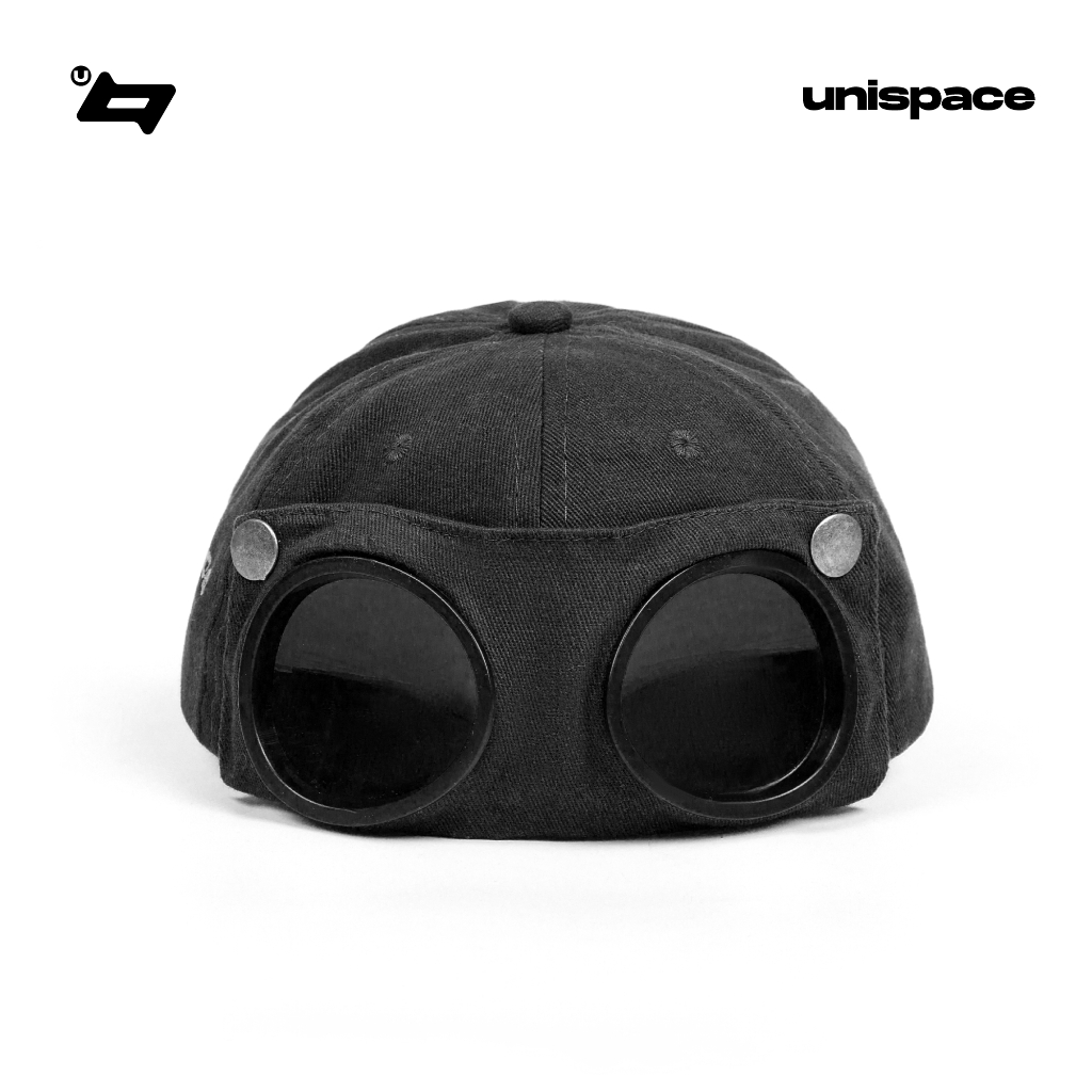 Mũ lưỡi trai thêu local brand By Unispace unisex nam nữ nón thể thao phối kính Pilot Cap