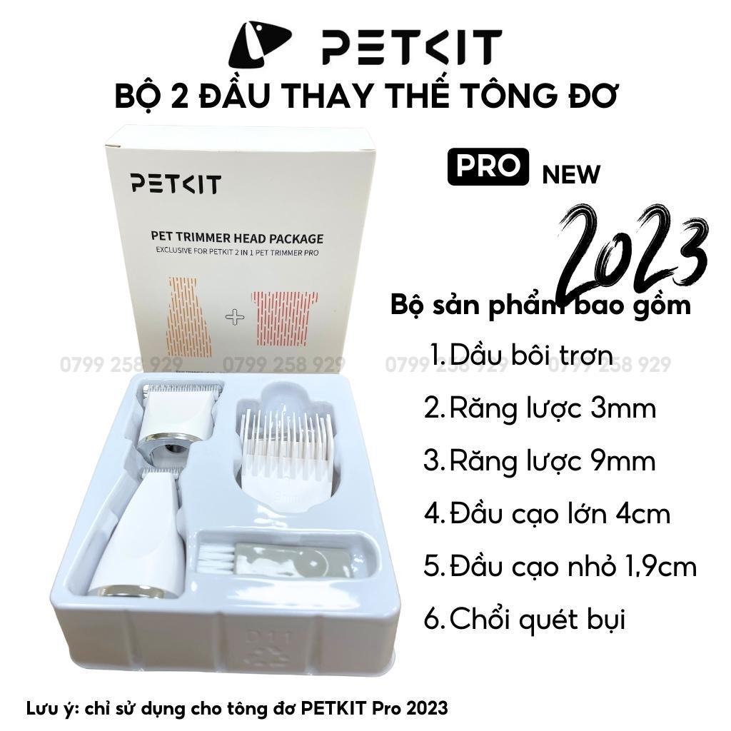 [Linh kiện] Dây Cáp Sạc, Đầu Cắt Thay Thế Cho Tông Đơ Cắt Tỉa Lông Thú Cưng 2 in 1 PETKIT Pro 2023 Chính Hãng