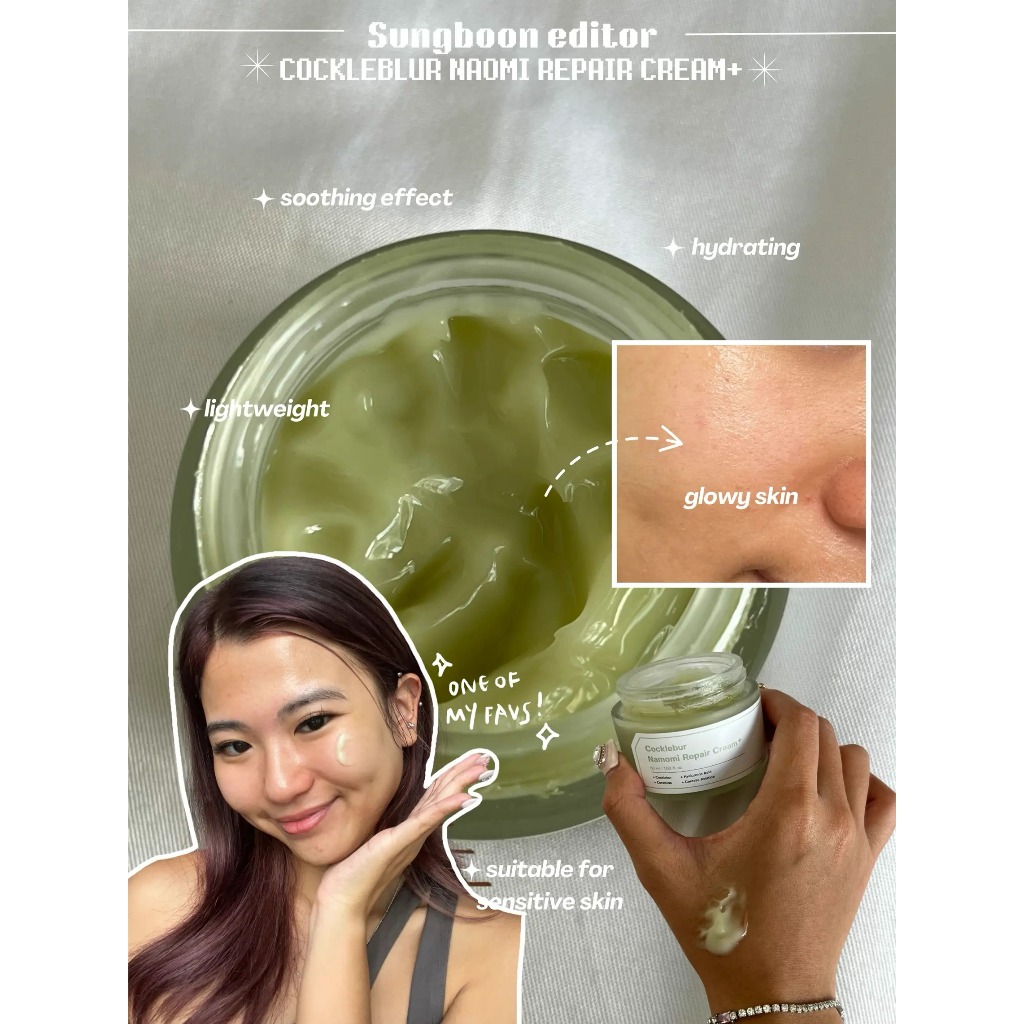 Kem Dưỡng Trắng Và Cải Thiện Nếp Nhăn SUNGBOON Cocklebur Namomi Repair Cream Plus 50ml - Mibebe