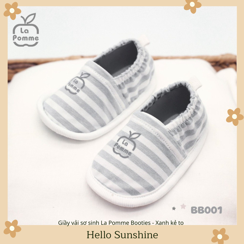 Giầy vải sơ sinh La Pomme Booties