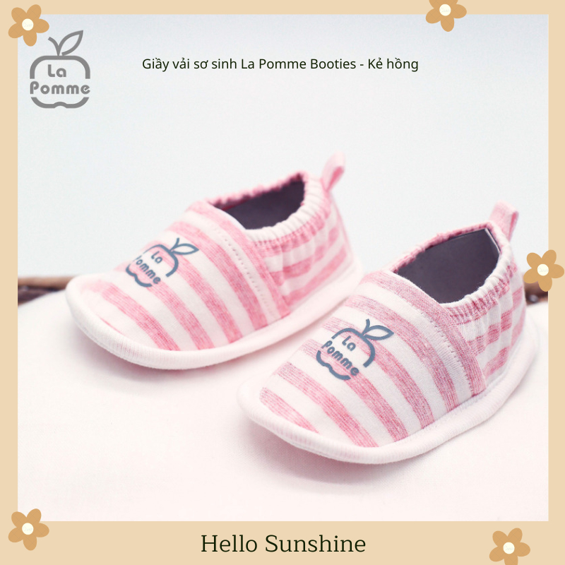Giầy vải sơ sinh La Pomme Booties