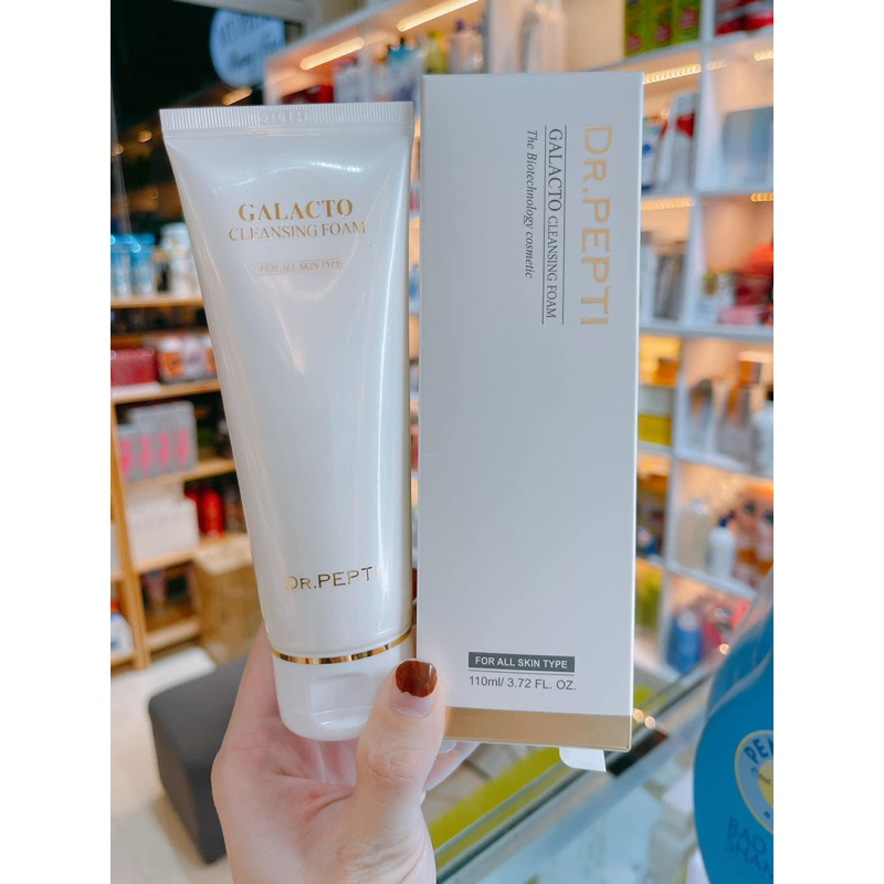 Sữa Rửa Mặt Gạo Giúp Làm Sạch Sâu Và Giúp Trắng Da, Mờ Thâm Sạm Dr.Pepti+ Galacto Cleansing Foam 110ml