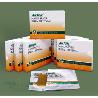 (hỏa tốc) Gạc y tế Anson nano silver burn dressing (Gạc vết thương bỏng nano bạc Anson) - 1 miến