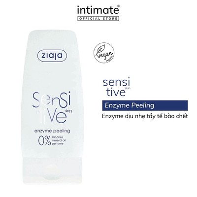 Tẩy Tế Bào Chết Enzyme Dịu Nhẹ Sensitive Skin ZIAJA Giúp Tái Tạo Da, Gia Tăng Độ Đàn Hồi 60ml