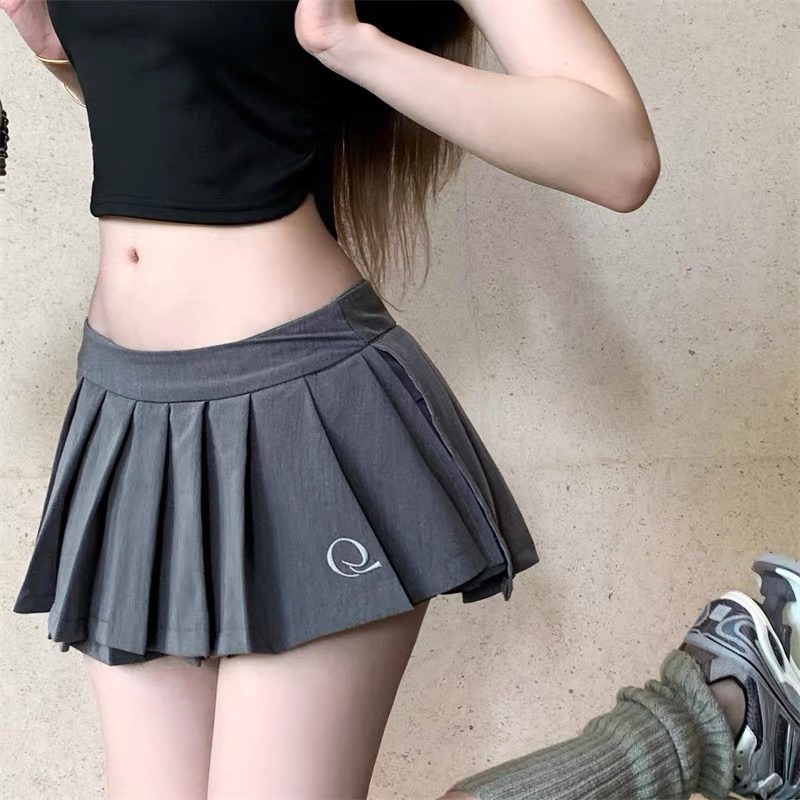 Chân váy xếp ly 2 tầng có quần bảo hộ qcc