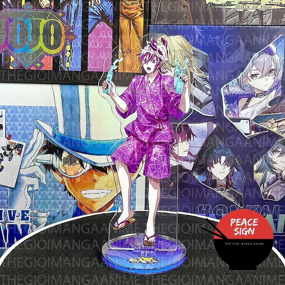 Mô hình standee IRUMA GIÁ ĐÁO ver LỄ HỘI Mairimashita! Iruma-kun mica chibi arcylic anime trưng bày