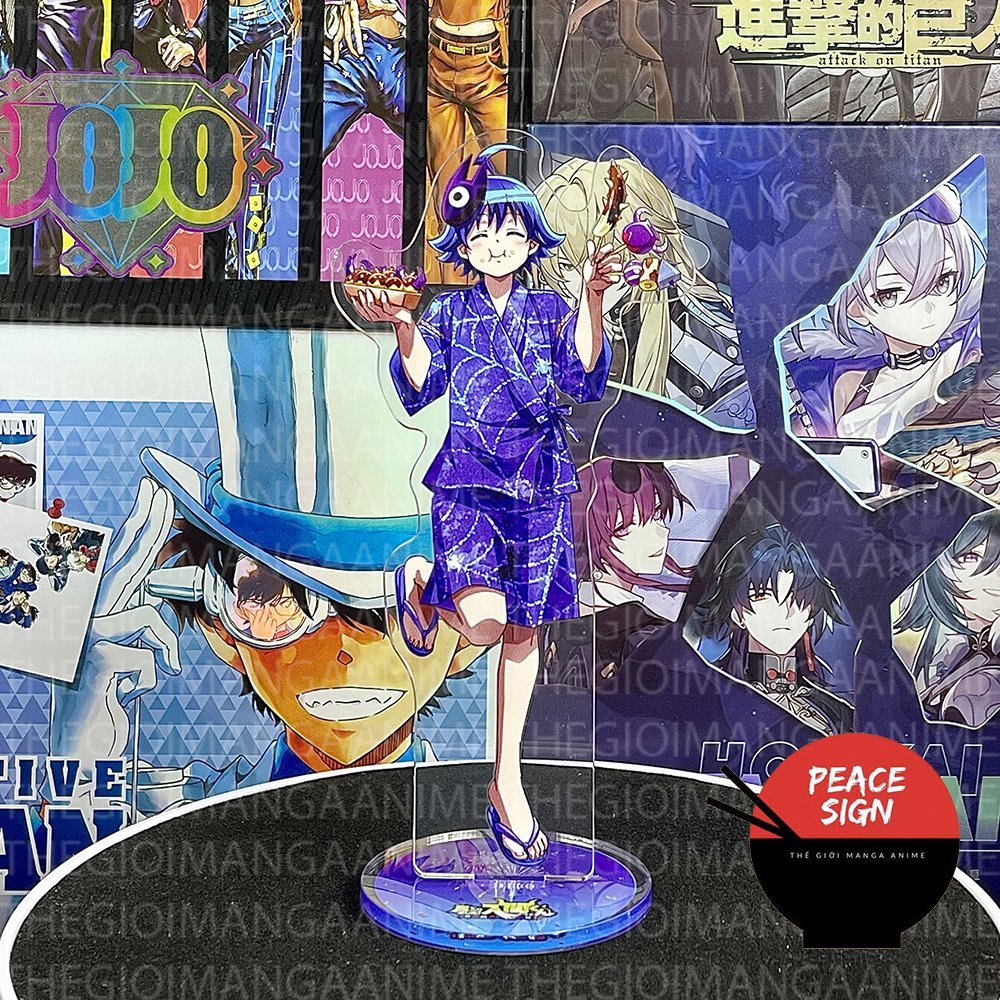 Mô hình standee IRUMA GIÁ ĐÁO ver LỄ HỘI Mairimashita! Iruma-kun mica chibi arcylic anime trưng bày