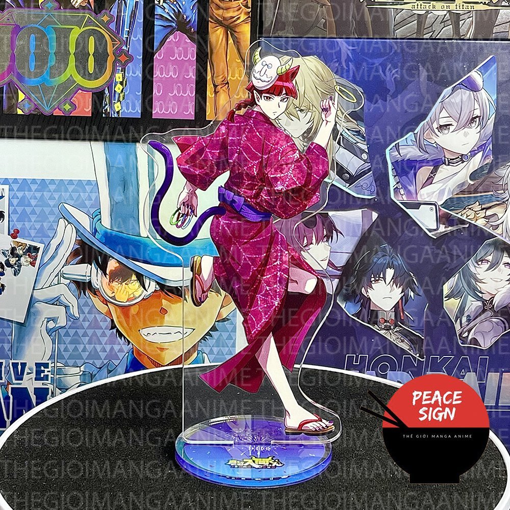 Mô hình standee IRUMA GIÁ ĐÁO ver LỄ HỘI Mairimashita! Iruma-kun mica chibi arcylic anime trưng bày