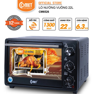 Hỏa tốc - Lò nướng điện đa năng 22L COMET - CM6526
