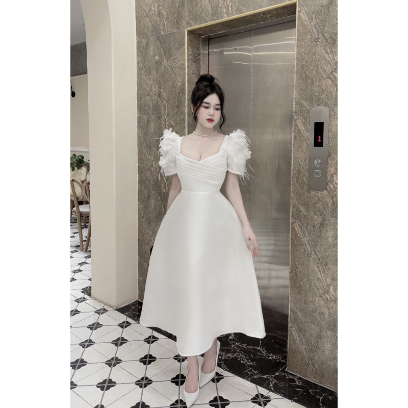 Váy tacta đính hoa phuongbabi