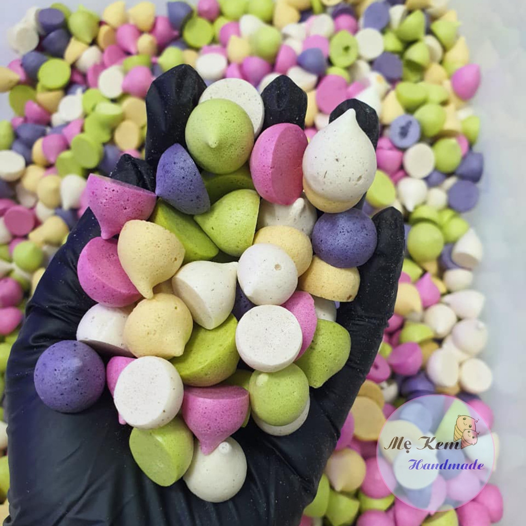 Bánh ăn dặm handmade sữa chua trái cây dinh dưỡng giòn rụm, tan nhanh cho bé từ 6 tháng Mẹ Kem Handmade