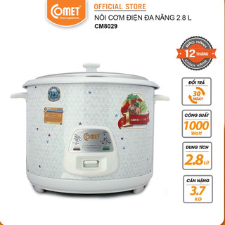 Có hỏa tốc  - Nồi Cơm Điện Nắp Rời 2,8L COMET - CM8029