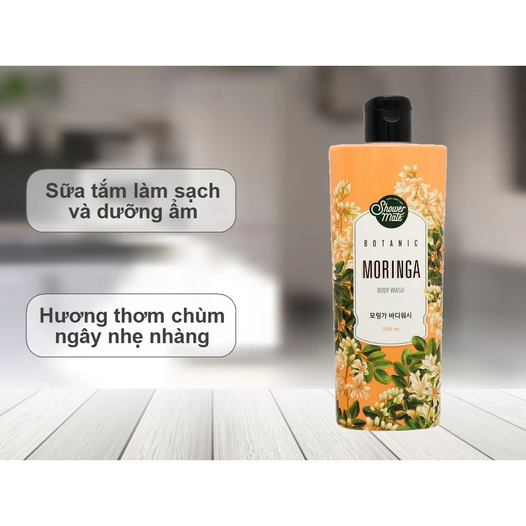 Sữa tắm Shower Mate hương moringa 250ml