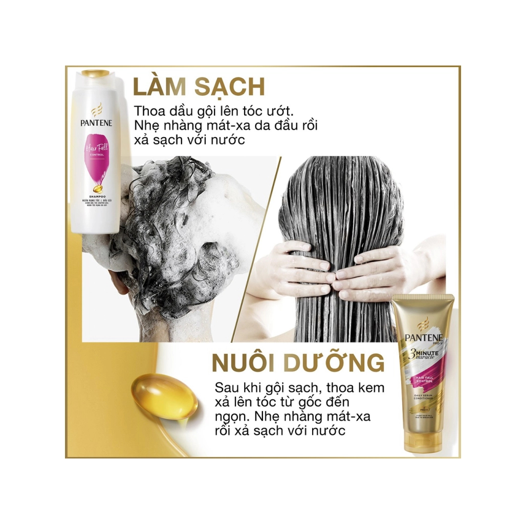 Dầu xả Pantene 3 phút diệu kì phục hồi hư tổn 300ml