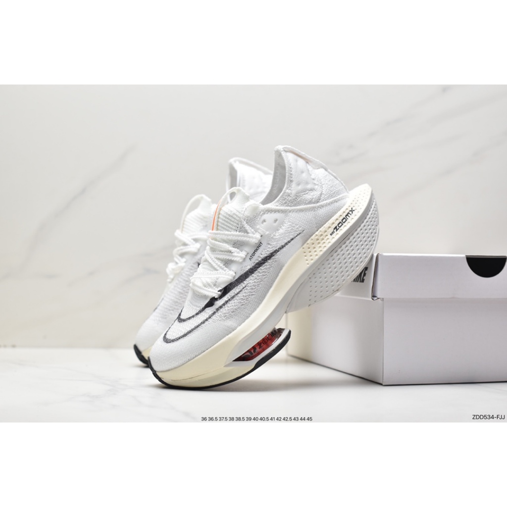 Order Giày Best Quality Like*Auth Tuồn *_Nike Air Zoom Alphafly Next 2 Prototype White Total Orange Black DJ6206-100