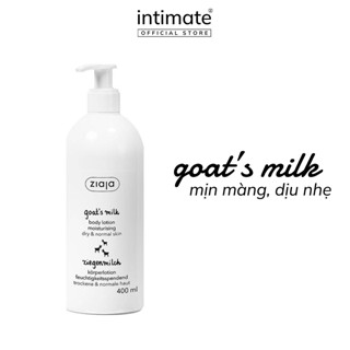 Sữa Dưỡng Thể Goat's Milk Body Lotion ZIAJA Cấp Ẩm Nhiều Giờ, Giúp Nuôi Dưỡng, Phục Hồi Và Tái Tạo Da 400ml