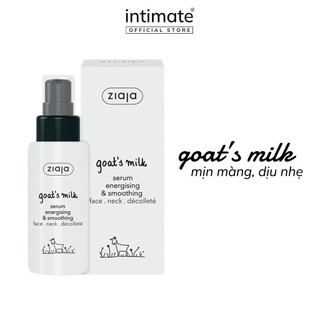 Serum Dưỡng Ẩm Goat's Milk ZIAJA Giúp Giảm Nhăn Gia Tăng Đàn Hồi Cho Da Ngăn Ngừa Lão Hóa 50ml