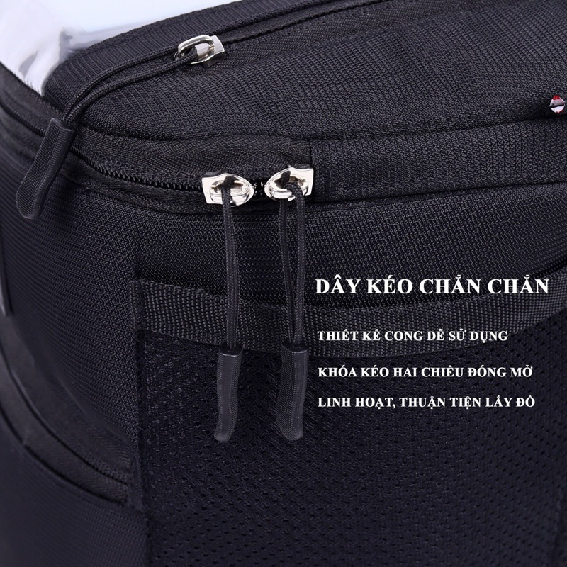 Túi treo đầu xe máy ZDK 3 tầng cho anh em đi xe máy