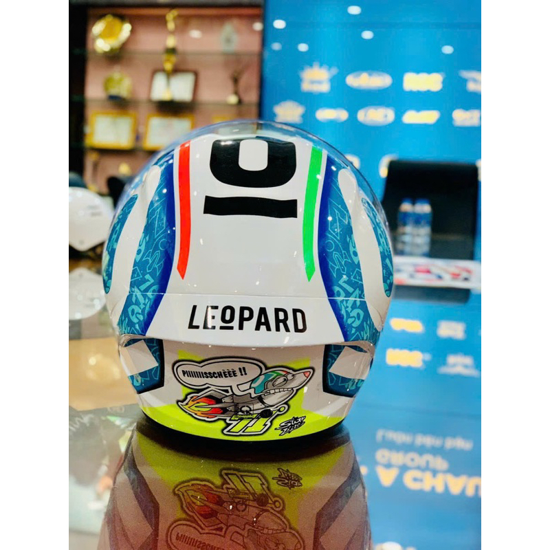 Mũ bảo hiểm Royal M266 2 kính tem Leopard Thái Lan