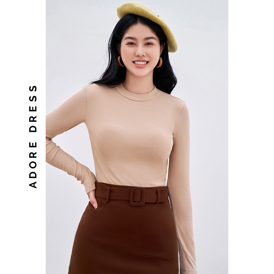 Áo len Extra warm tops thun tăm 4 màu 312HT0006 ADORE DRESS