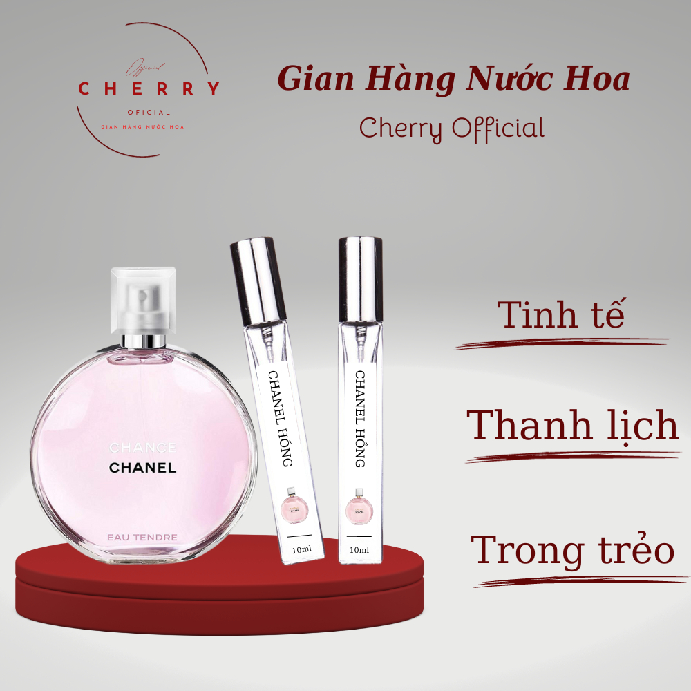 Nước hoa nữ Chance Chanel nhẹ nhàng thanh lịch - Cherry Official