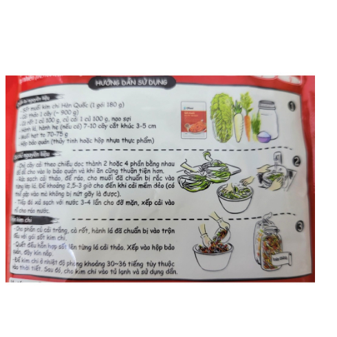 SỐT MUỐI KIM CHI HÀN QUỐC OFOOD GÓI 900G