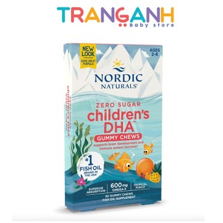 Kẹo dẻo bổ sung DHA Nordic Naturals