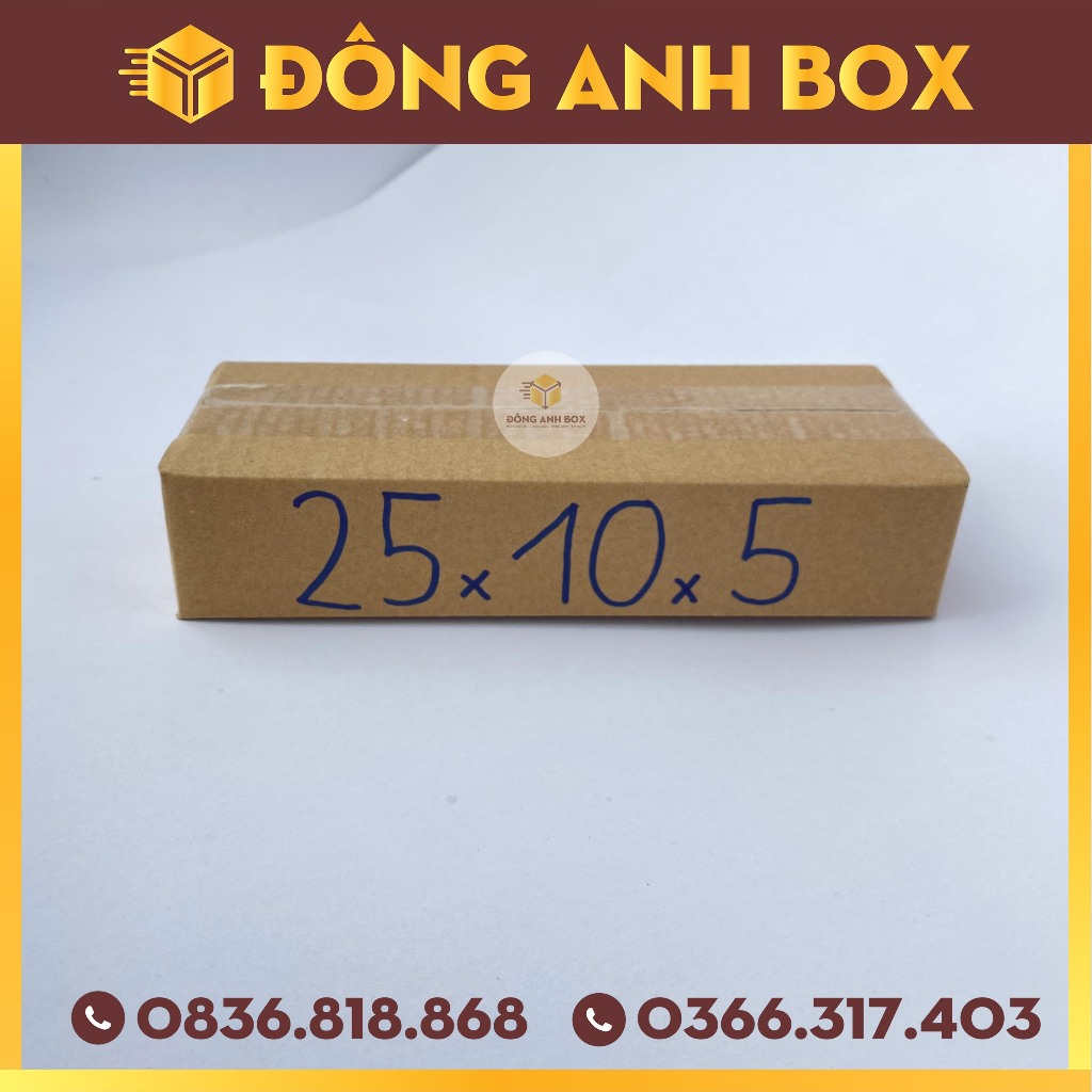 Hộp 25x10x5, hộp giấy đóng hàng, hộp shipcod ,hộp carton giá rẻ tại xưởng