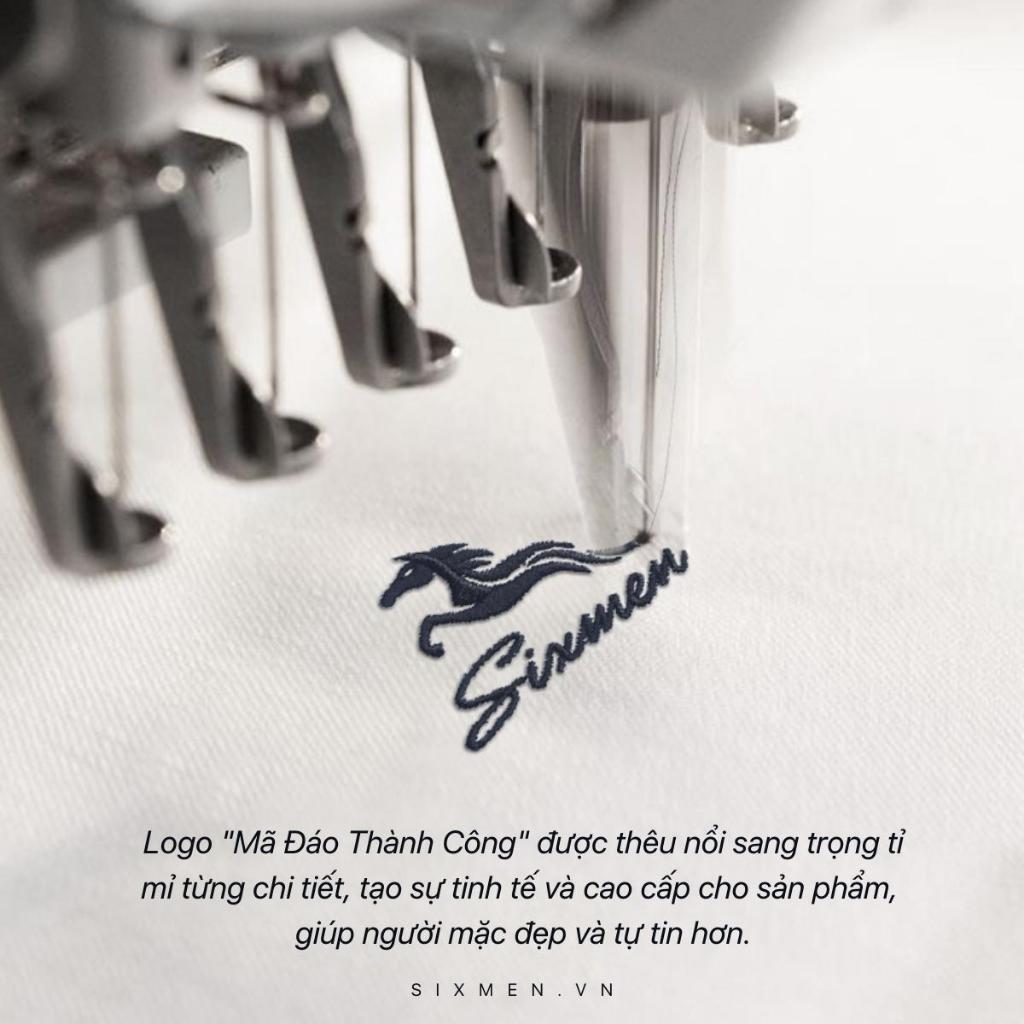 Áo Polo nam cao cấp cổ bẻ  SIXMEN Mã Đáo Thành Công - Polo vải cá sấu cotton CVC Thoáng mát