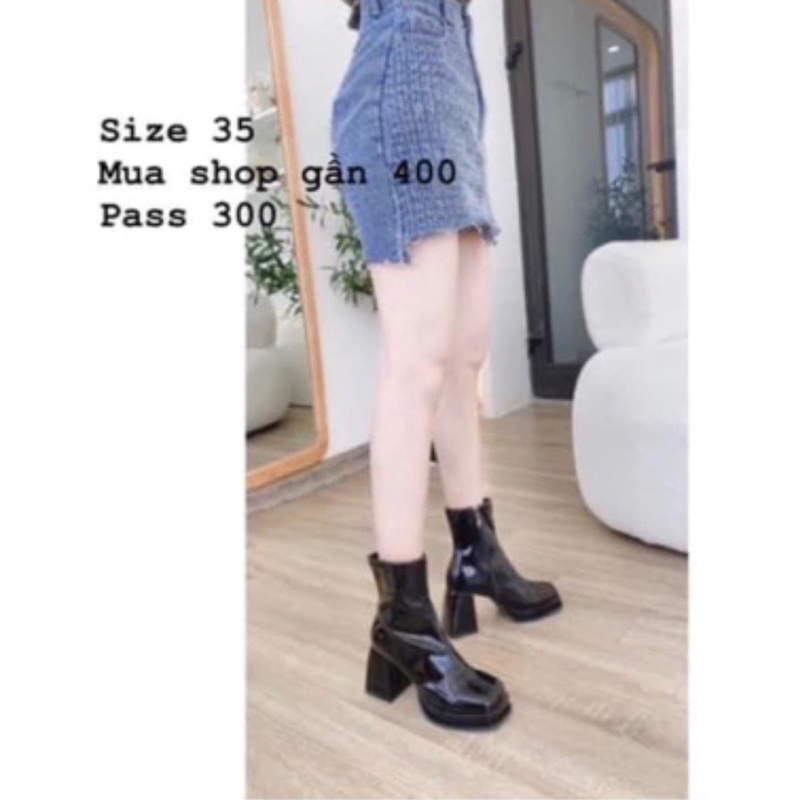 Boot / giày pass size 35