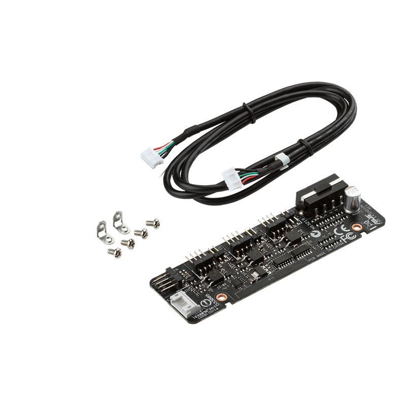 Bo mạch giúp lắp đặt thêm quạt cho mainboard - Fan extension card -  Hàng chính hãng đi kèm mainboard ASUS