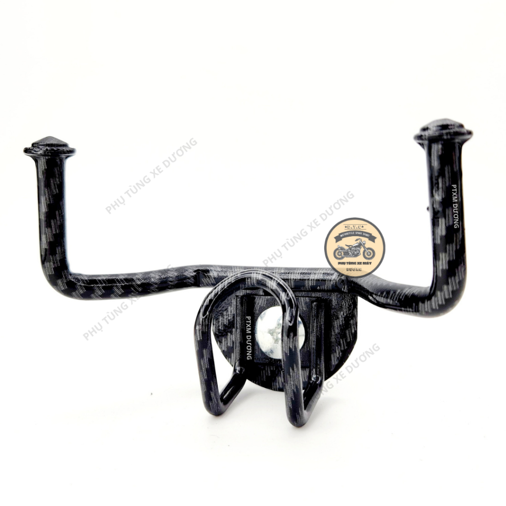 Móc Treo Đồ Cacbon mẫu mới, móc 3 chấu Cacbon Vario,Vision, Scoopy  Titan tặng Kèm móc U , Móc Treo đồ inox, 7 màu