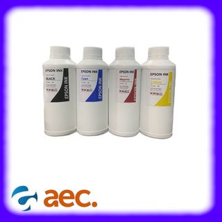 Bộ 4 chai mực Dye UV chống bay màu Mazano chai 500ml gồm 4 màu (BK/C/M/Y) dùng cho các máy in phun Epson