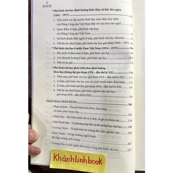 Sách - Phê bình văn học Việt Nam hiện đại - Lịch sử và chân dung