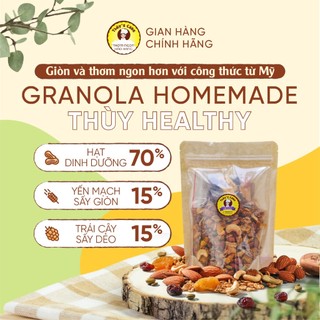 Granola siêu hạt ăn kiêng ngũ cốc, giảm cân, dinh dưỡng, eat clean, thực dưỡng, không đường thêm hạt Macca