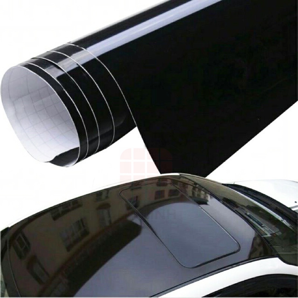 Decal đen bóng dán xe, decal màu dán cửa kính hồ cá laptop điện thoại nhiều màu khổ 0.6mx0.5m
