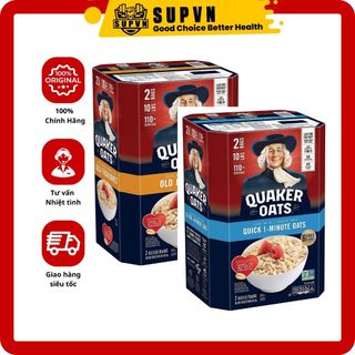 Yến mạch nguyên hạt cán mỏng quaker oats 4.6kg quaker old fashion- thực phẩm ăn kiêng nhập khẩu mỹ xuất hóa đơn