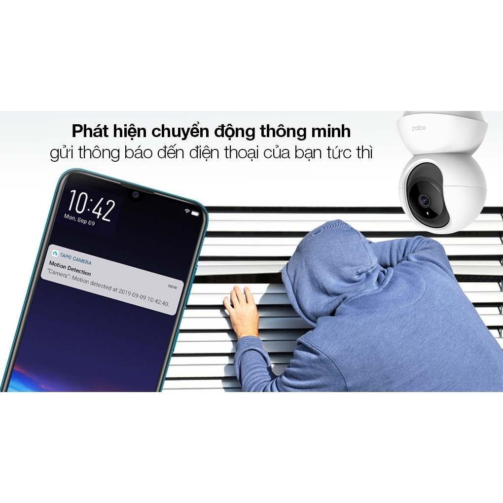 Camera Wifi Full HD 1080P xoay 360 độ Giám Sát An Ninh Tapo C210 C200